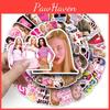 Cute 50pcs Mean Girls Decorative Waterproof Stickers For Skateboards Phone Cases