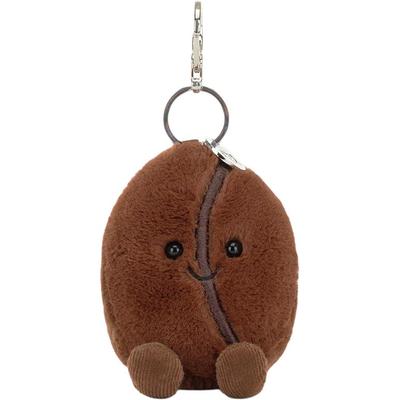 Jellycat Coffee Beans Pouch Accessory Dolls Plush Pendant 11cm Height In Sitting Posture