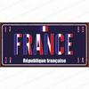 Country Metal Sign Tin Plate, France, Russia, Car, Garage, Club Decoration, Spain, Poland, London, Portugal, Korea Plate, N397