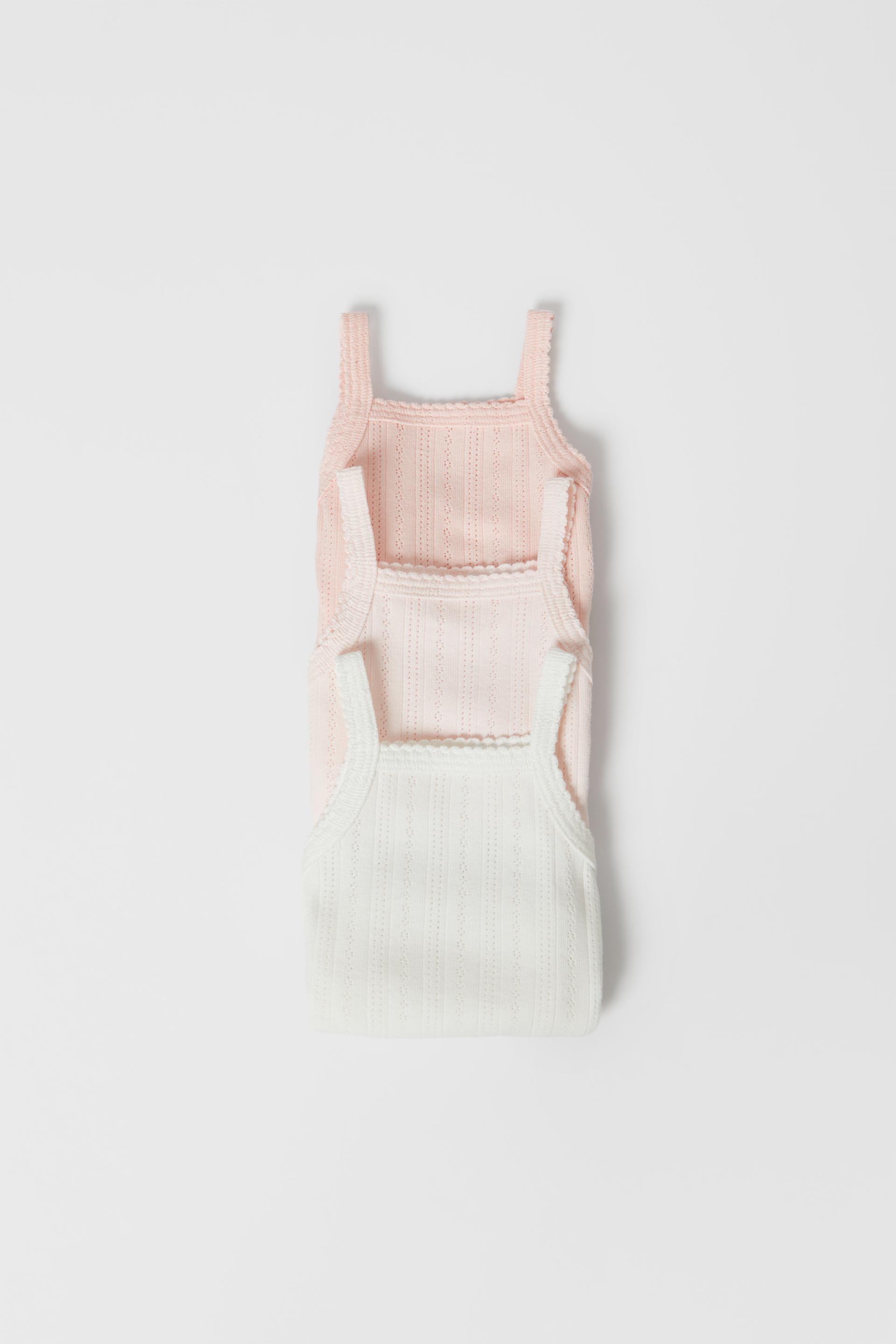 

3-PACK OF OPENWORK BODYSUITS