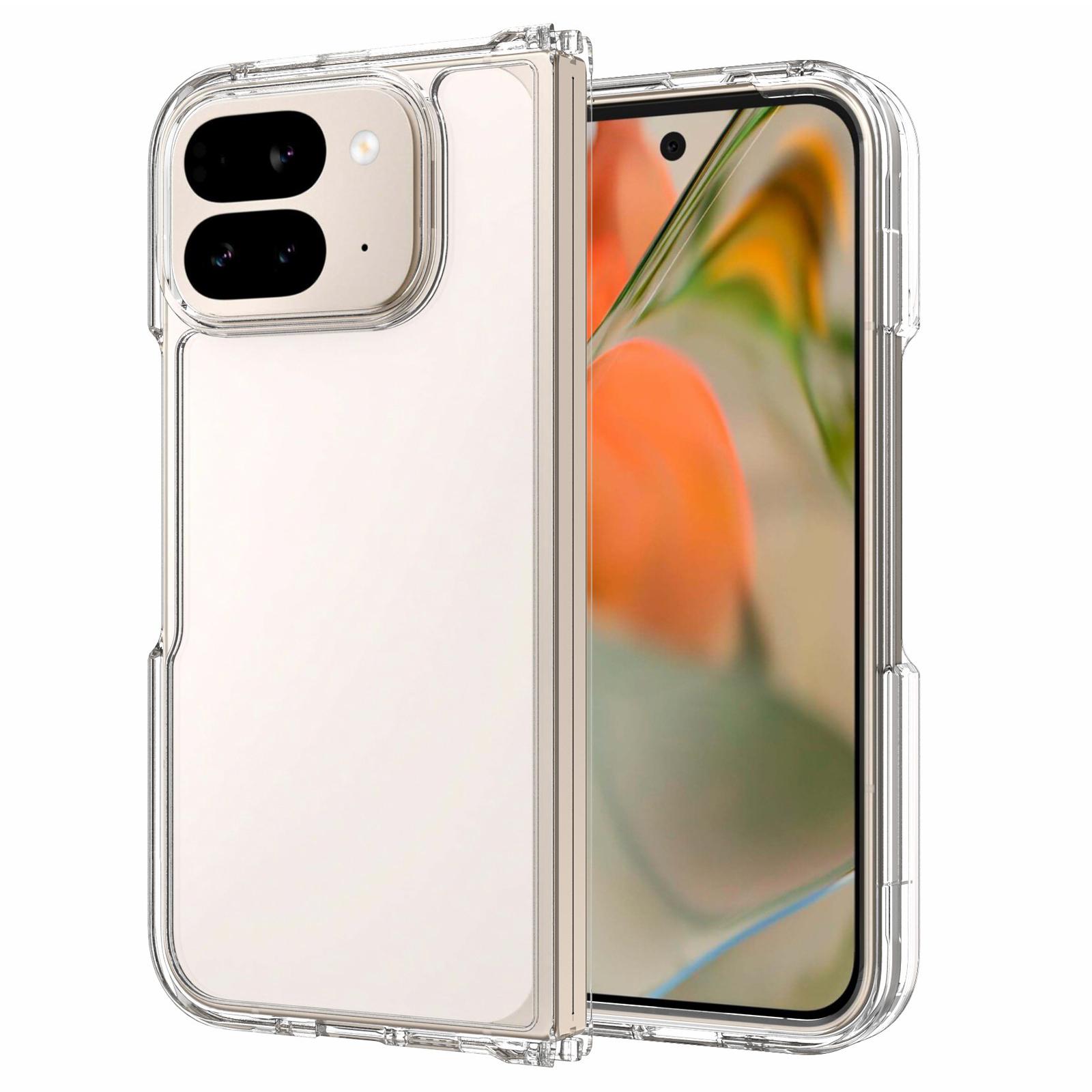 

For Google Pixel 10 Pro Fold Case TPU+Acrylic Clear Phone Cover,Integrated Design As Shown A