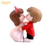 Resin Kissing Bride Groom Model Figurine