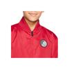 Jordan Baseball Jacket Solid Color Logo Patch Zip-Up Cardigan Kids Jackets Red CV5720-687