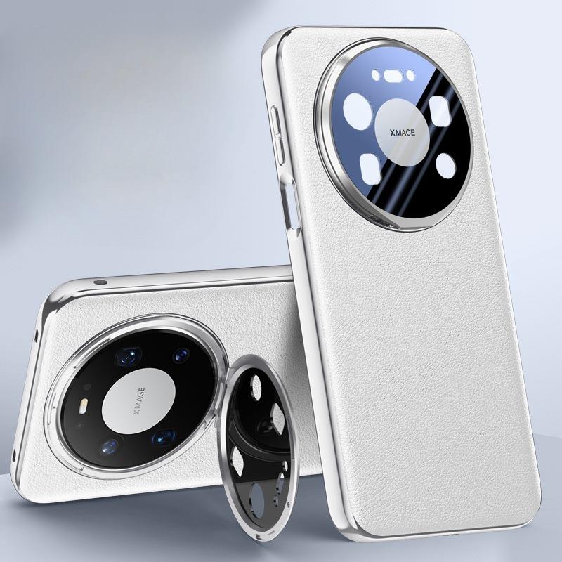 Case for Huawei Mate80promax, Vegan Leather with Metal Lens Mount