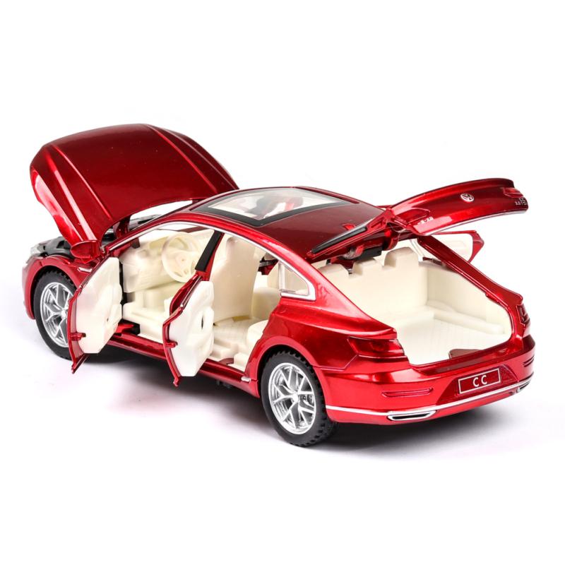 1:32 Simulation Car Model Light Sound Doors Open Alloy Pull Back Auto Toy Gift Collection