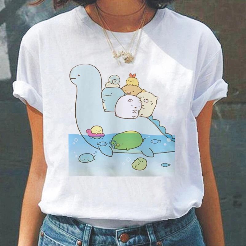 Cartoon Cute Japanesestyle Fashion Women TShirts Harajuku Kawaii Clothes Short Sleeve Summer Tees Casual FeUnisex Tops ONeck