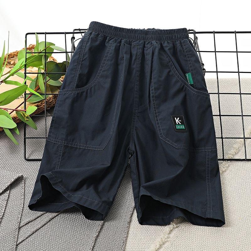 Children's Shorts Summer Thin Style Cool and Loose Fit Boys' Cropped Pants Boys' Casual Over The Knee