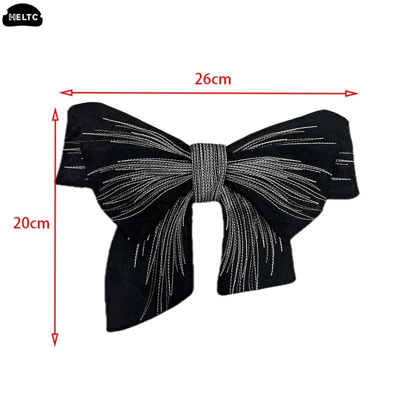 1PCS Big Chiffon Bow Brooch Pins Handmade Brooch For Clothing Wedding Party Clothes Accessories Decoration Party Ornaments Gifts