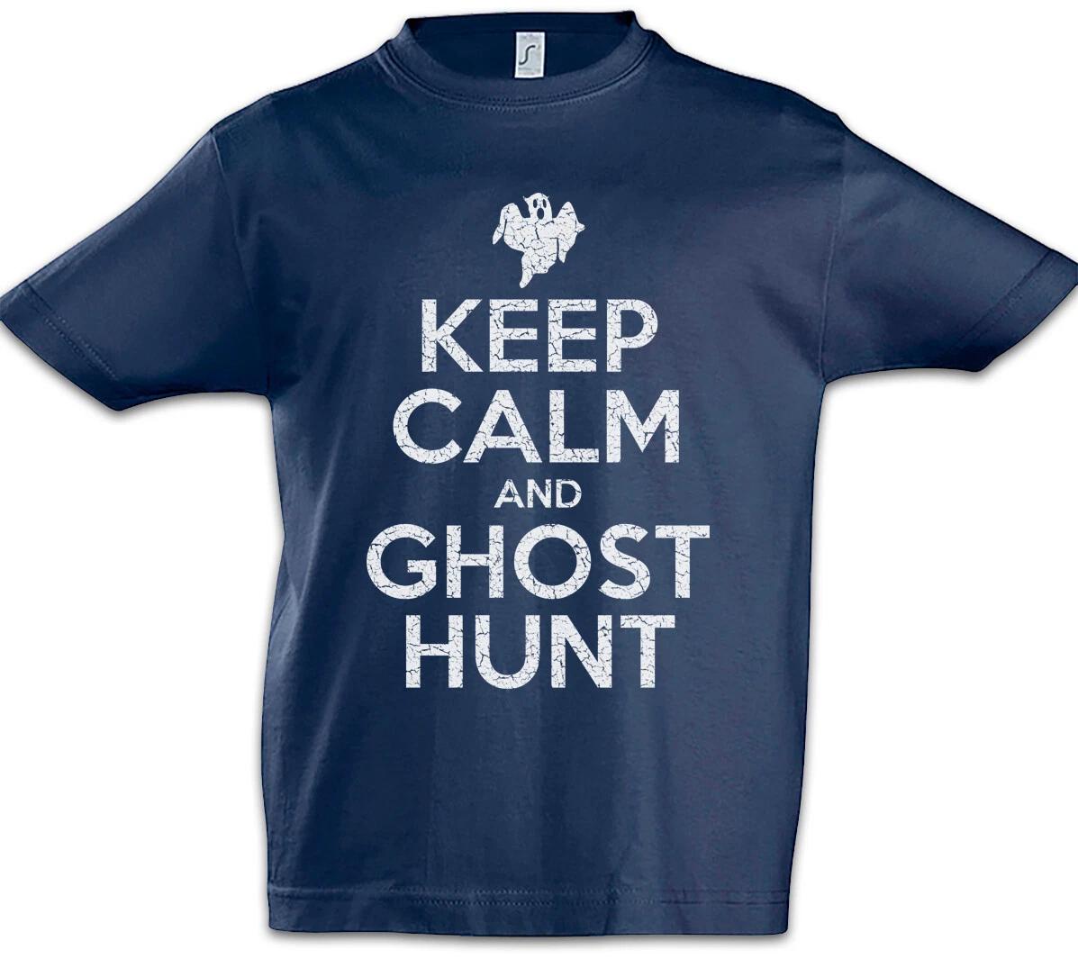 Keep Calm And Ghost Hunt Kids Boys kids boys T-Shirt Fun Hunter Ghost Hunter Ghost 120
