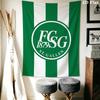 Fc St Gallen Wall Tapestry Aesthetic Wall Hanging Printed Fabric Blanket Decorative Tapestries for Bedroom Living Room Home Decor
