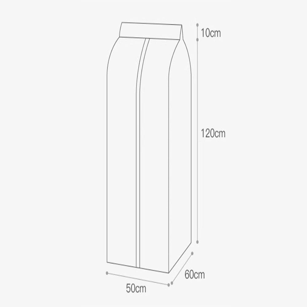 Hanging Clothing Dust Cover Waterproof Suit Jacket Protection Dust Cover Durable Clothes Dust Bag