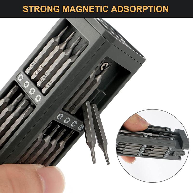 45 in 1 Precision Screwdriver Set Magnetic Mini Screwdriver Bits Screw Driver Set Mini Tool Case for Smart PC Phone Repair Tool