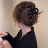 High-Quality Rhinestone Velvet Hair Claw - Large Autumn/Winter Hairpin for Women