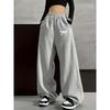Autumn and Winter Fashion Women's Fleece Trousers Monochrome Tunic S Trousers Loose Sweatpants Women's Fashion
