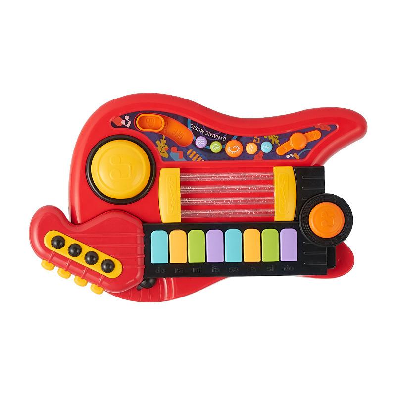 1Pc Children's Electric Music Guitar Toys, Electronic Organ Foldable Creative Bass Musical Instrument