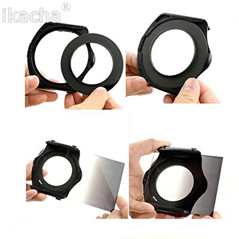 9 In 1 ND 2 4 8 + Gradual ND4 Blue Orange Filter 49 52 55 58 62 67 72 77 82mm Kit for Cokin P Set SLR DSLR Camera Lens