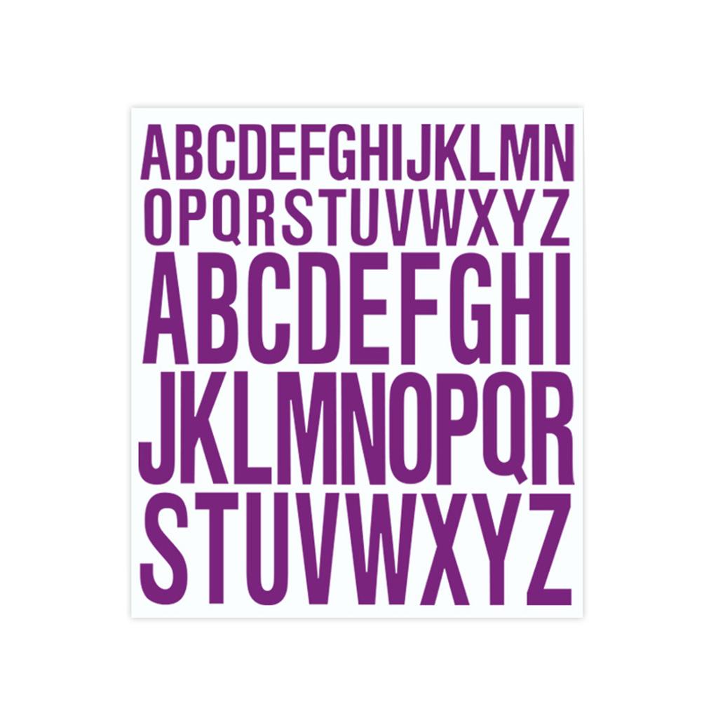 Waterproof DIY English Letter Stickers, Hand Account File Labels, Oil And Scratch Resistant PVC Stickers, Colored English Labels