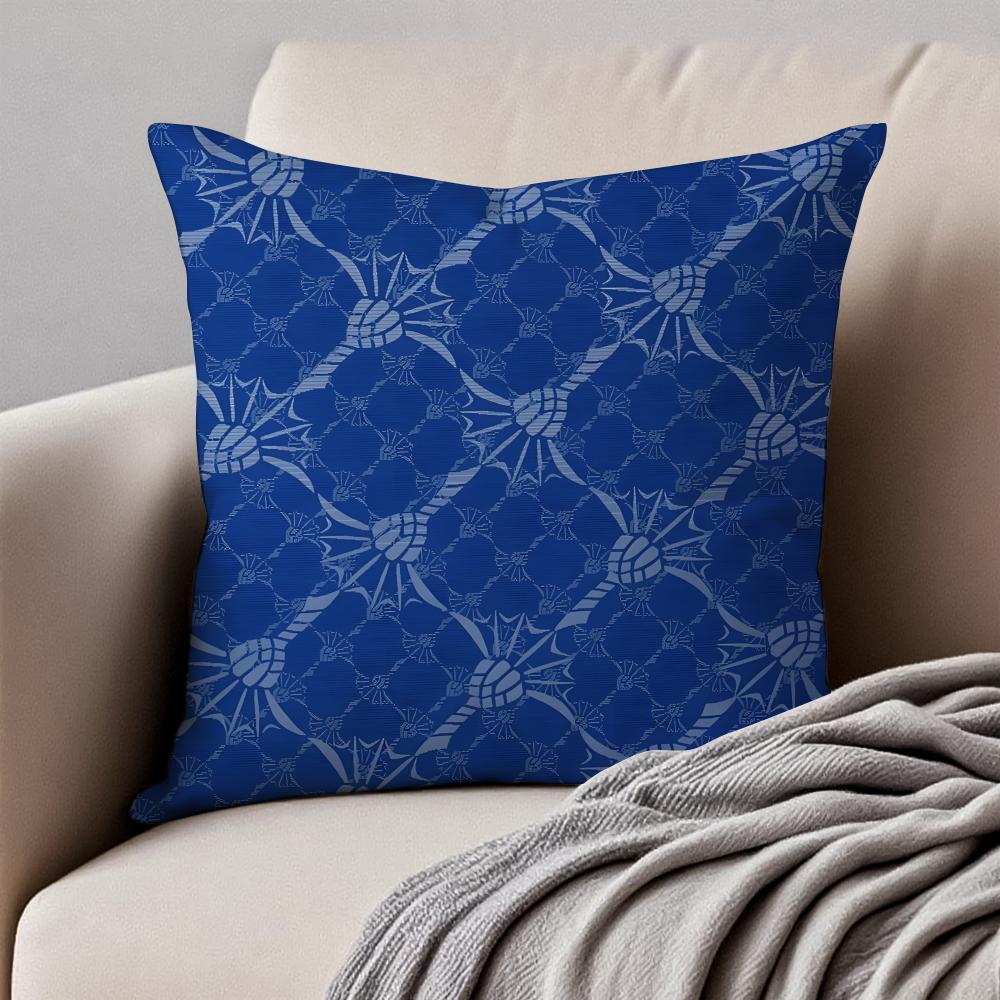 Fashion Luxury vintage JoopIcons Cushion Cover Pillowcase Antidustmite Invisible Zipper Short Plush Sofa Cushion