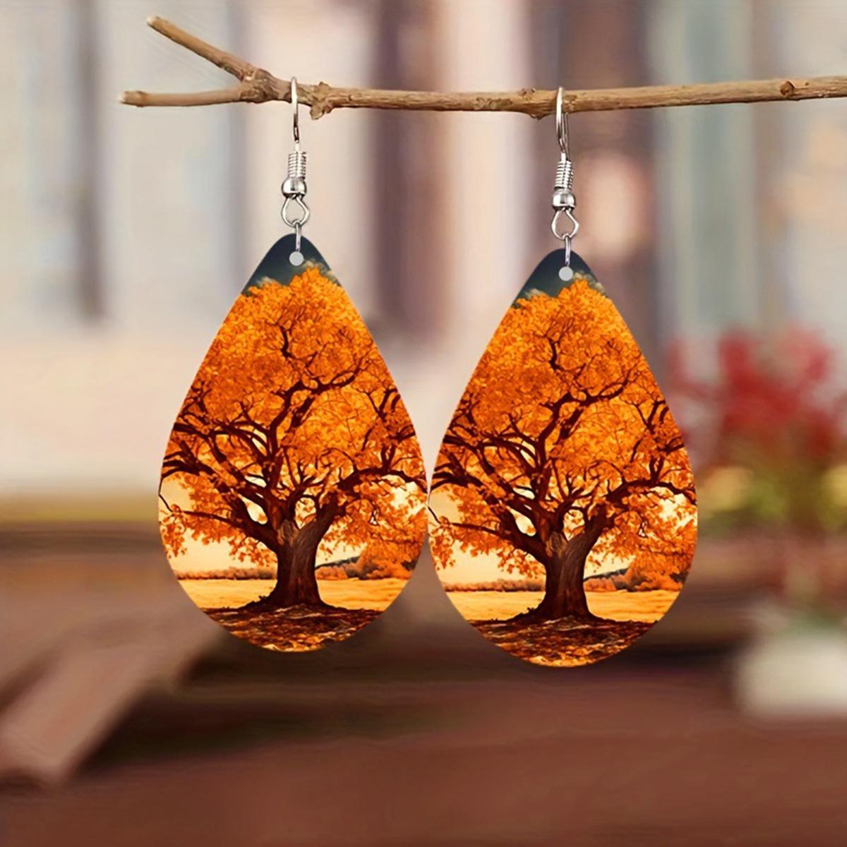 

Серьги-слезинки Милые подвески для девочек Ювелирные изделия для женщин оранжевый