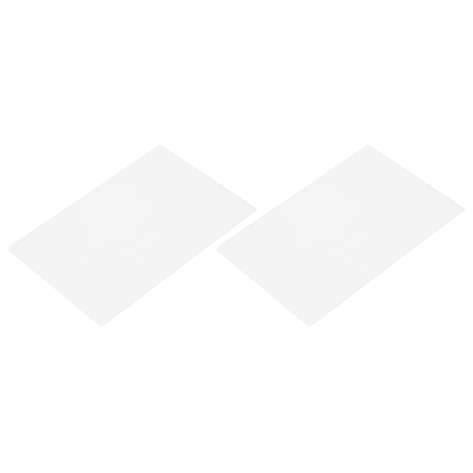 

uxcell 2 Stained Glass Sheets Mosaic Tiles 7.9 x 5.9 White Stained Glass Sheets for Craft DIY Art Projects