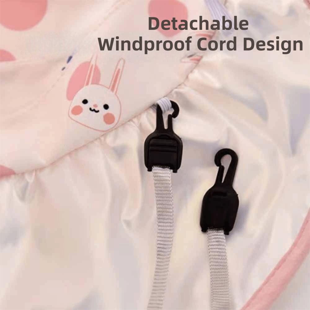 Cartoon Print Cute UV Sun Hat Polyester Sun Protector Hats Children's Sun Hat  Beach Activities