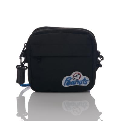 Shoulder Water for Commuting To Cute Character Black [Snoopy] Bag, Small, Repellent, Square, Women, Men, Work, School, Travel, Adults, Students,