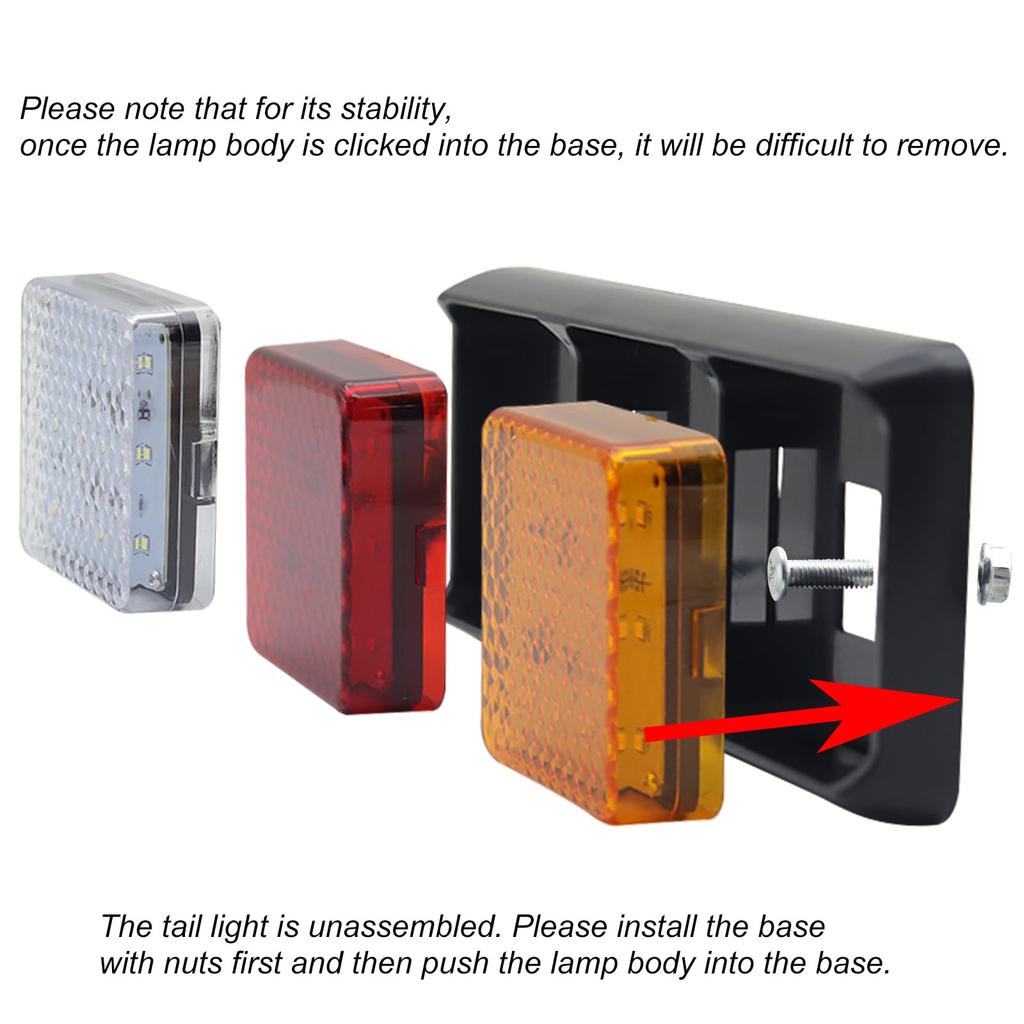 LED Trailer Tail Light 12V-24V