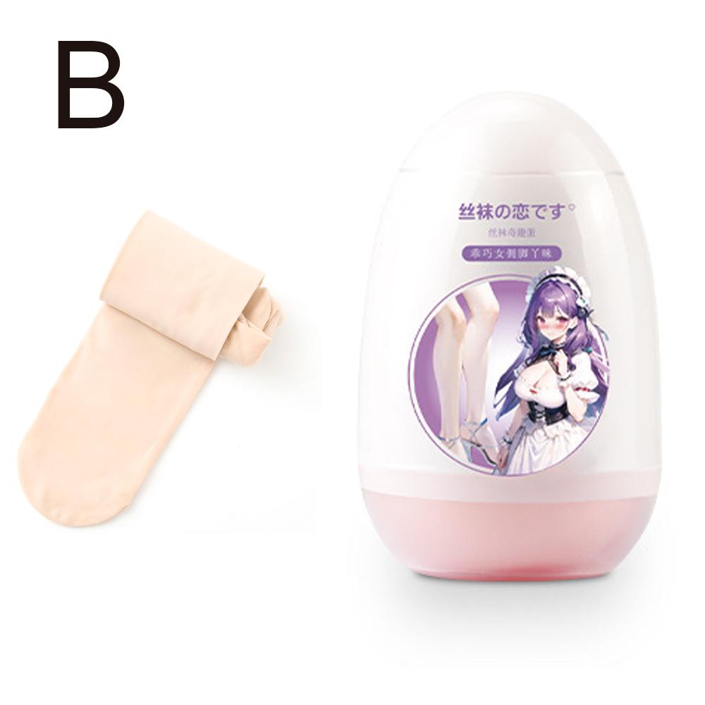 Male Masturbator With Sock  Masturbator  EGG Pussy Pocket Realistic Soft Erotic Adult Toys Sex Toy