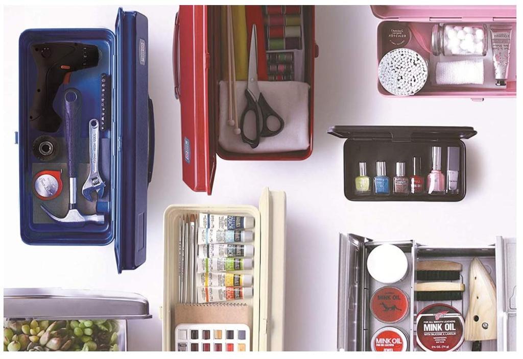 TOYO Steel Color Tool Box Trunk-Type (Toolbox) T-190 (Red)