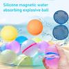Reusable Water Balloons Magnetic Self Sealing Water Bombs for Kids Eco-Friendly BPA-Free Silicone Outdoor Summer Pool Beach Water Fight Toys