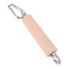 Tricep Rope Handle Wooden Double Ring Lat Pull Down Machine Handle Attachments for Workouts Home