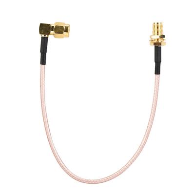 SMA Coaxial RF Cable SMA Female To Right Angle SMA Male RF Jumper Cable 20cm