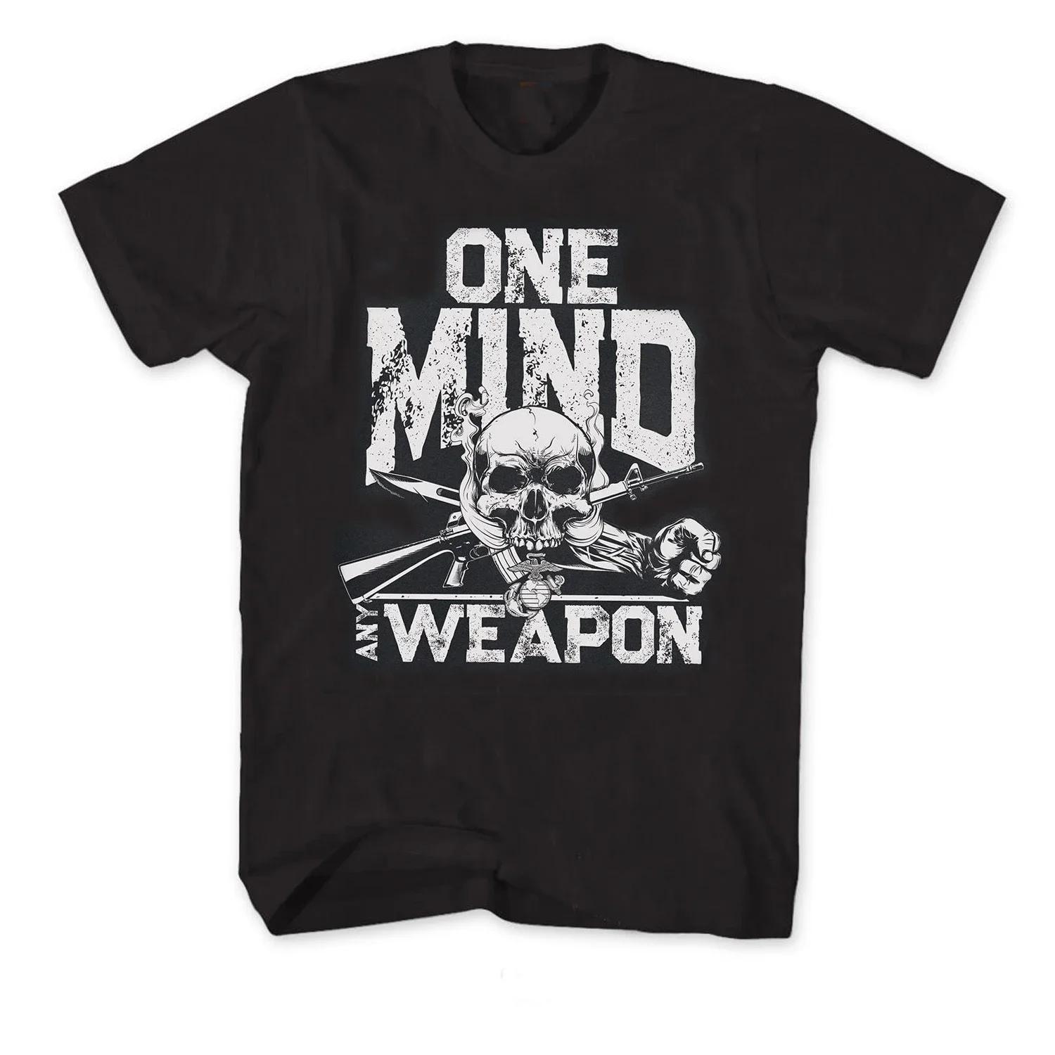

One Mind Any Novel US Marine Corps TShirt 100 Cotton ONeck Summer Short Sleeve Casual Mens Tshirt Size S3XL S