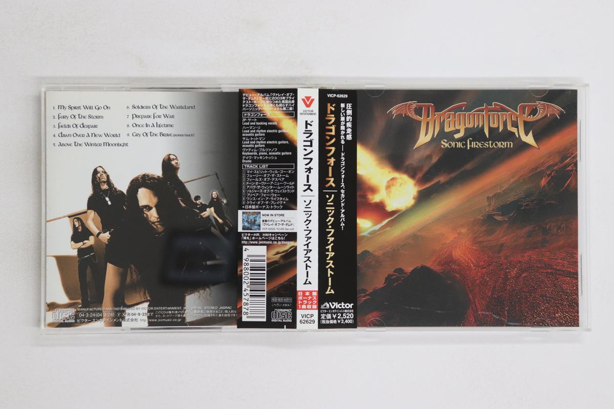 

CD DRAGONFORCE - Sonic Firestorm VICP62629 VICTOR 2004 Japan Obi Metal Used