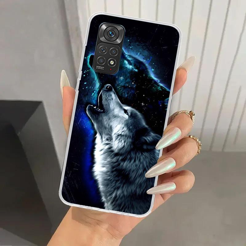 Angry Animal Wolf Fierce Phone Case for Xiaomi Redmi Note 15 14 14S 13 12S 12 Pro 11S 11 Plus 11T 11E 10S Soft Funda Print Shell