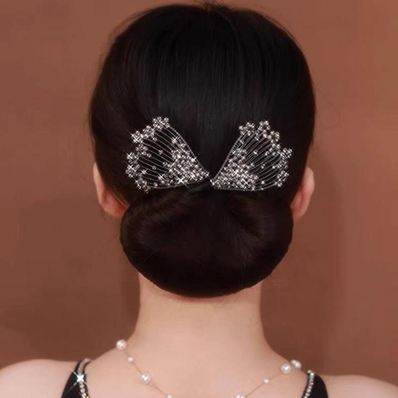 Ins Style Elegant Lazy Hair Curler Fshion Flower Fashion Flower Roller Hair Curler Lazy Hairpin Butterfly Hair Clips For Girls