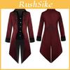 Medieval Halloween Stand Collar Court Men's Coat Costume