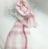 100% Linen Plaid Contrast Tassels Linen Men/Women Scarves Man/Woman Summer Scarf Pashmina Shawls Wraps Head Scarf Bandanas