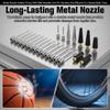 Metal Nozzle Inflator Pump With Ball Needles Iron Pin Durable And Efficient For Sports Balls Tires