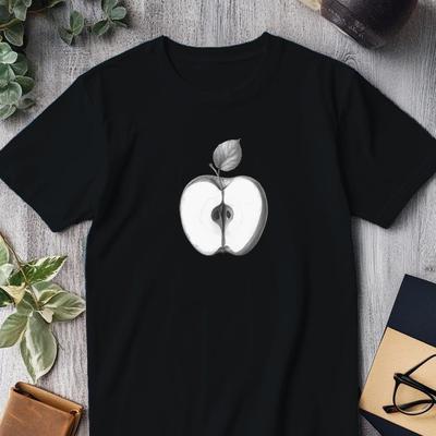 26 Hand Drawn Apple, T-shirt Men Nature, Vegan Gift, Shirt Man, Fruit Design, M Unisex T-Shirt