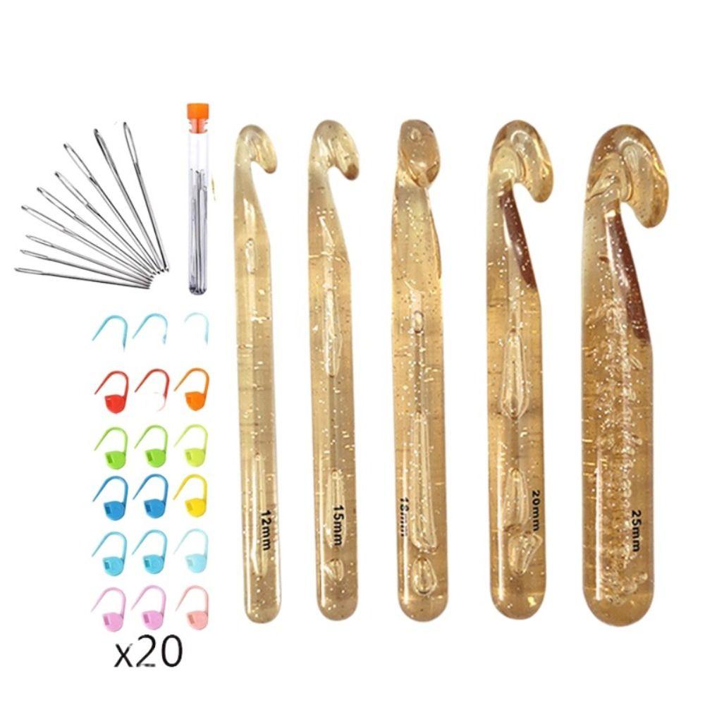 

крючки для толстой пряжи набор крючков для вязания 25 мм крючки для вязания больших размеров длинный крючок для вязания