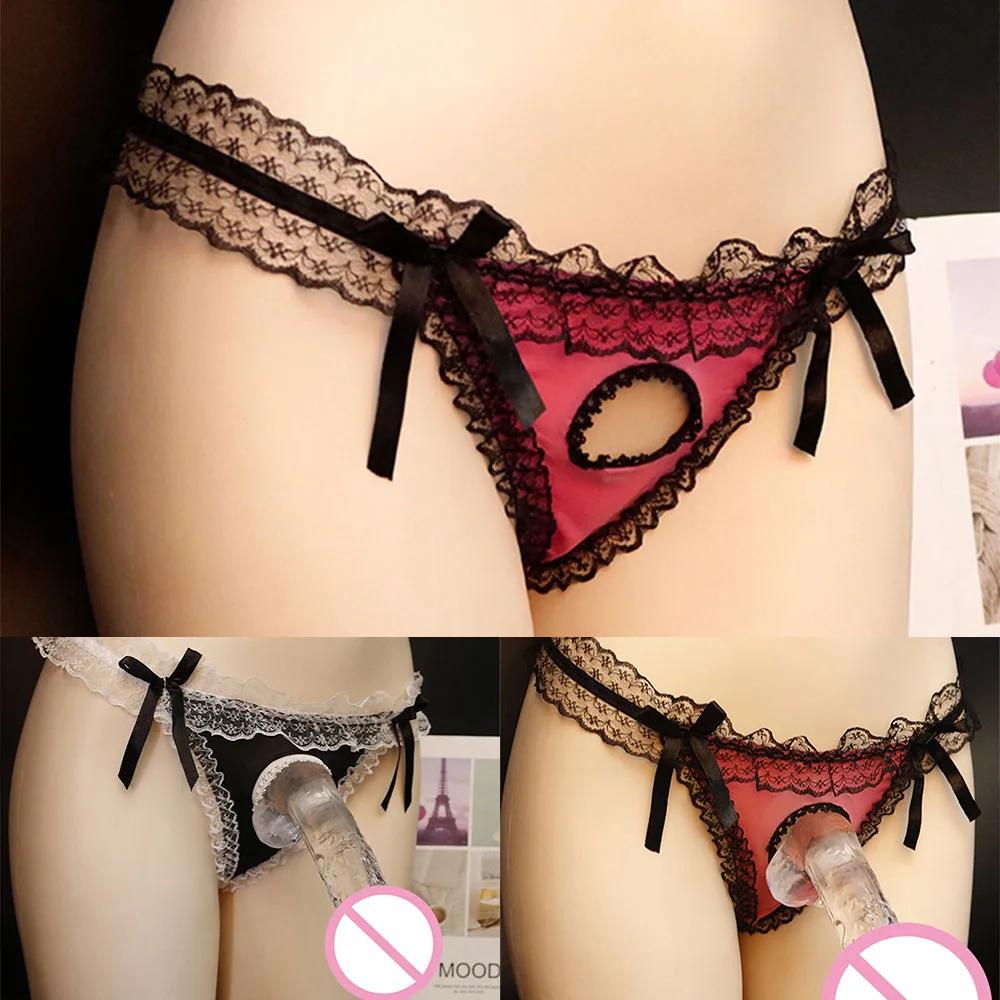 Open File Panties Men Sexy Pouch Breathable One Size Sissy Gay Bikini Unisex Women Briefs High Quality  New