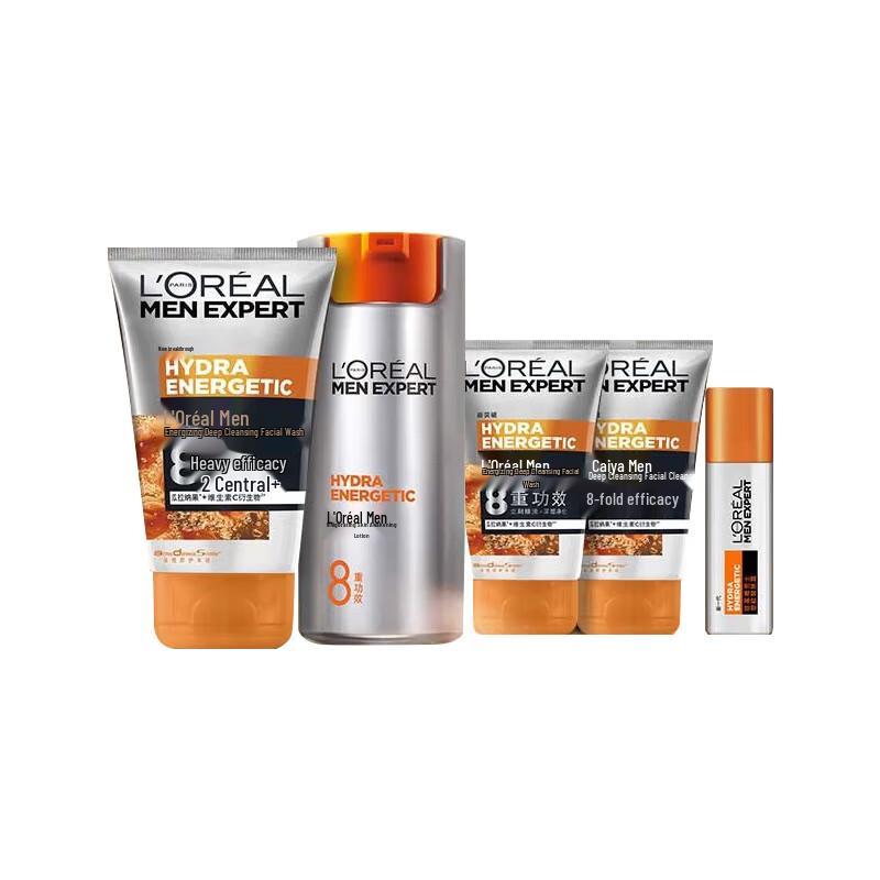 L'Oréal Men's Hydra Energetic 5-Piece Skincare Set