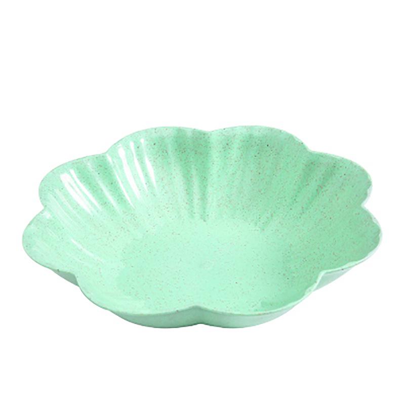 Plum Blossom Shape Fruit Plastic Plate Bowl Candy Melon Snack Nut Box Living Room Home Decoration