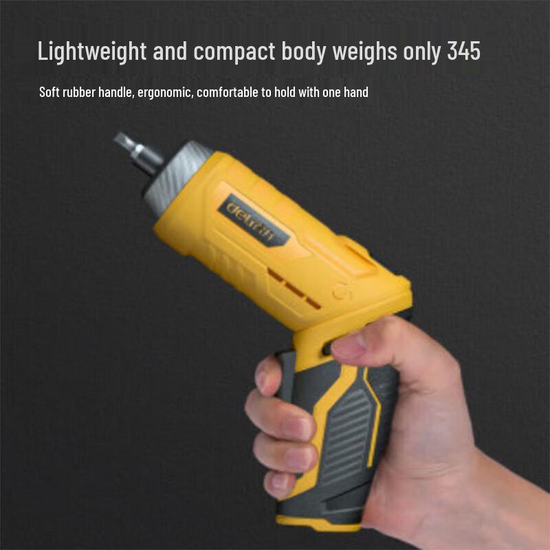 Deli 3.6V Cordless Electric Screwdriver CN Plug (adapter Included)