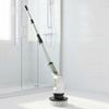 Handheld Telescopic Wireless Cleaning Brush Replaceable Head Window Cleaner  Bathroom
