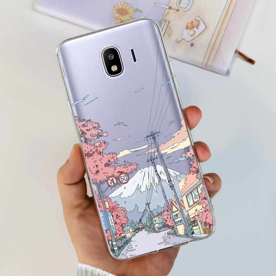 For Samsung Galaxy J4 2018 Case SM-J400F Luxury Clear Silicone Soft TPU Phone Case For Samsung J4 Plus J4+ J415F Back Cover Capa