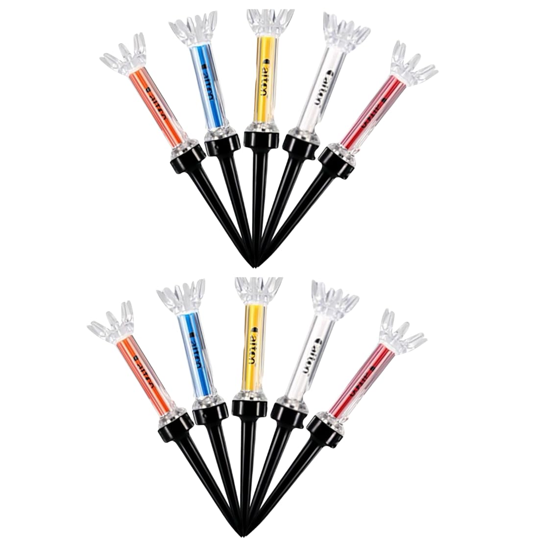 MZsplus Golf Tees 79mm/90mm Set of 5 Magnetic Tees Lost