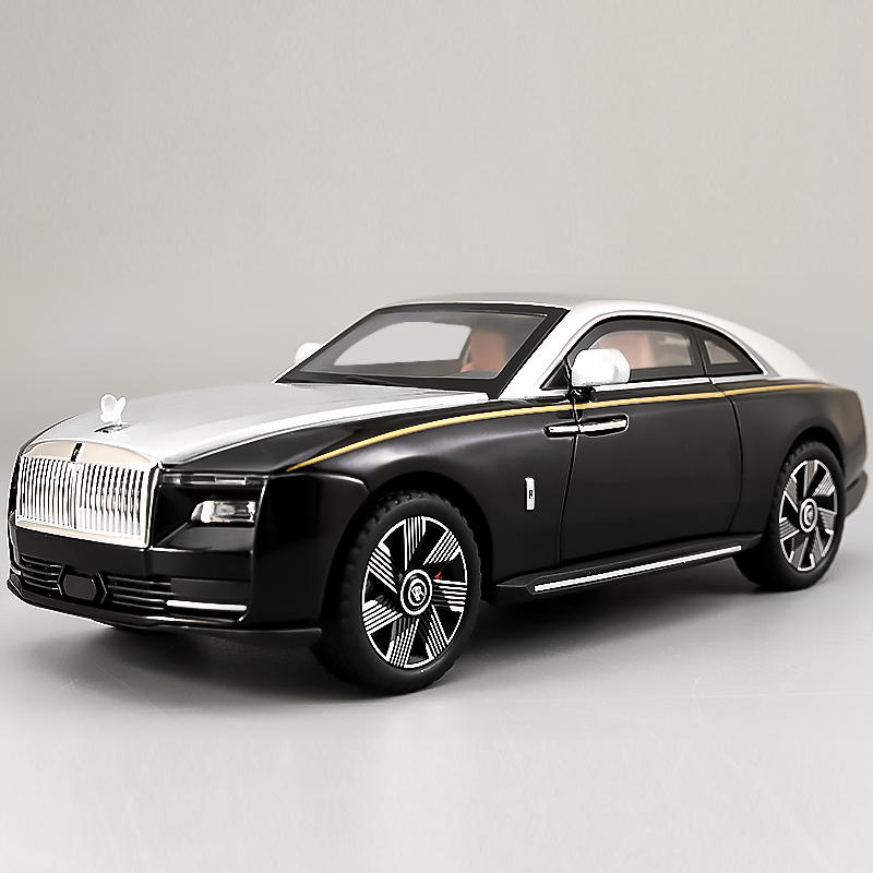 1/24 Rolls Royce Spectre Starlight Headliner Alloy Diecasts & Toy Model Vehicles Car Model Sound and Light Collection Kids Toy
