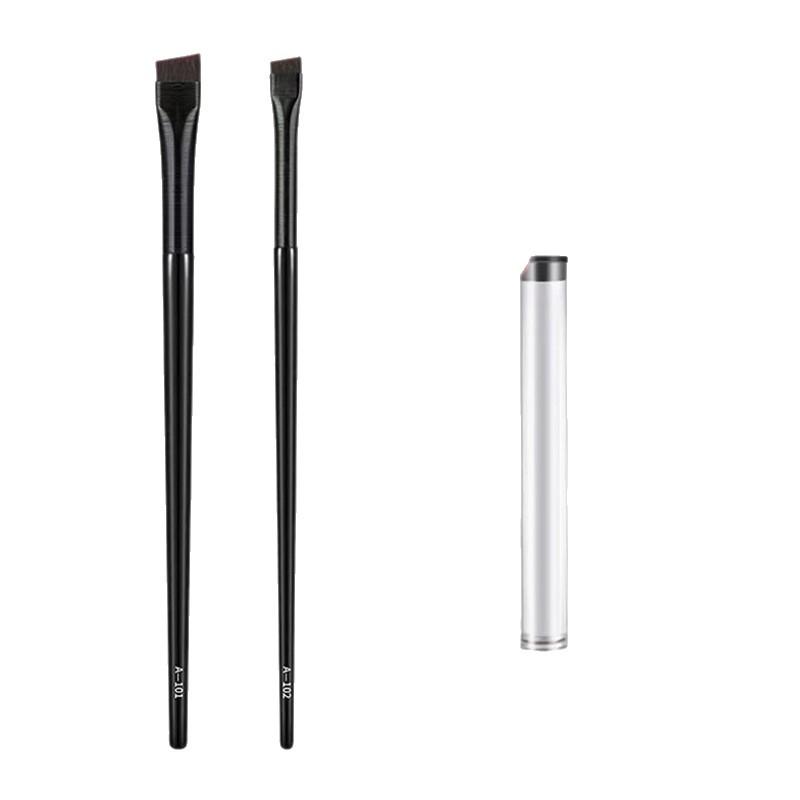 270 Ultra-Thin Angled Concealer & Eyebrow Brush - Ideal for Eyeliner, Under-Eye, and Foundation Application - Makeup Brush M08
